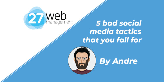 Andre – social media tactics!!!!