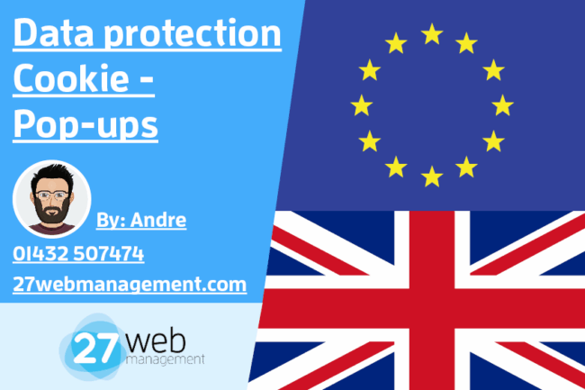 Data protection – Cookie Pop-ups Thumbnail For Website