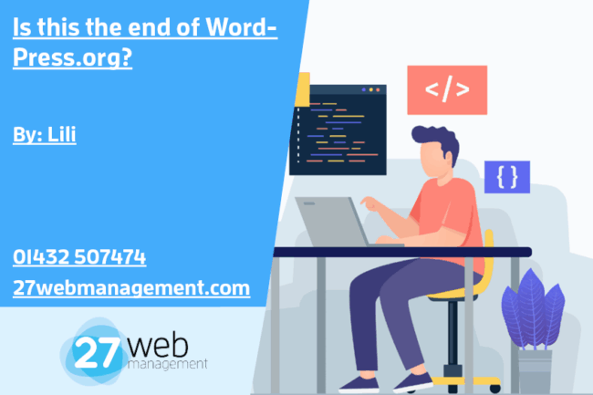 NEW Is this the end of WordPress.org