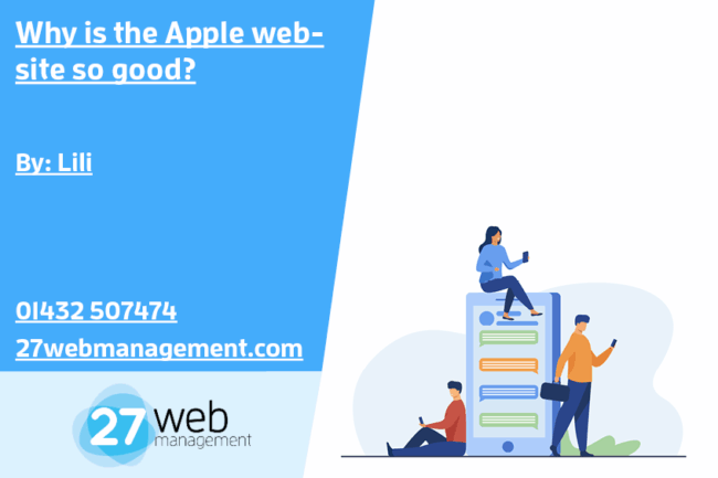 Why is the apple website so good