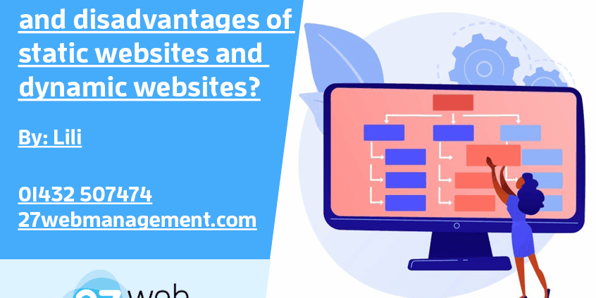 What are the benefits and disadvantages of static websites and dynamic websites FB